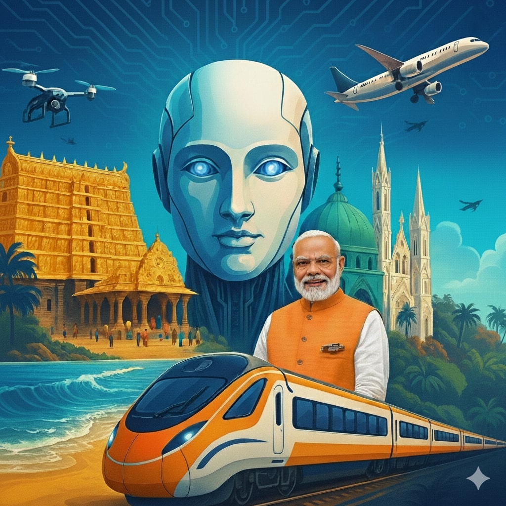 Background of Innovation, Tradition, and Progress